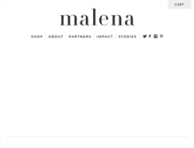 Tablet Screenshot of malena.com