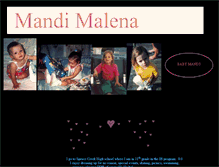 Tablet Screenshot of mandi.malena.net